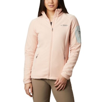 Columbia Jas Dames, Titan Pass II 2.0 Fleece Roze, 37FWEBXMR